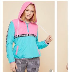 Good vibes windbreaker